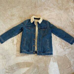 Jeans Jacket with sherpa lining